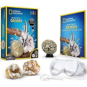 National Geographic Break Open 2 Real Geodes Set RTNGGEO2