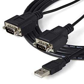 StarTech.com ICUSB2322F 2 Port FTDI USB to Serial RS232 Adapter Cable with COM R
