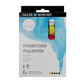 Daler-Rowney Watercolours Basfärger 6x12ml