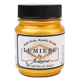Jacquard Lumiere Acrylic Paint #561 Metallic Gold 66ml