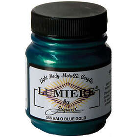 Jacquard Lumiere Acrylic Paint Halo Blue Gold 66ml
