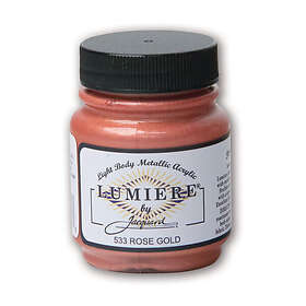 Jacquard Lumiere Acrylic Paint #533 Rose Gold 66ml