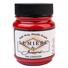 Jacquard Lumiere Acrylic Paint Crimson 66ml
