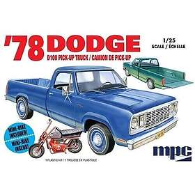 MPC 1/25 1978 Dodge D100 Custom Pick-Up Truck + Mini Bike