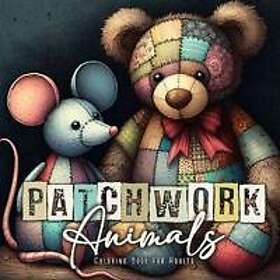 Patchwork Animals Coloring Book for Adults