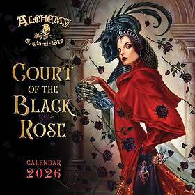 Flame Tree Publishing Alchemy: Court of the Black Rose Wall Calendar 2026