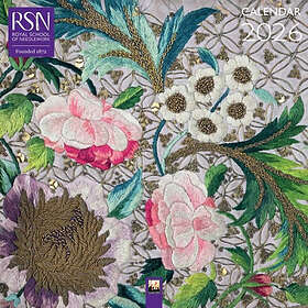 Flame Tree Publishing Royal School of Needlework Wall Calendar 2026