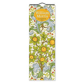 Flame Tree Publishing William Morris Slim Calendar 2026