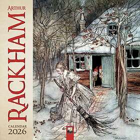 Flame Tree Publishing Arthur Rackham Wall Calendar 2026 30x30cm
