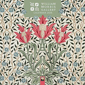 Flame Tree Publishing William Morris Gallery Wall Calendar 2026