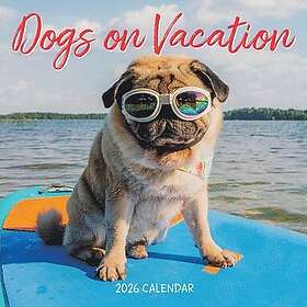 Workman Calenders Dogs on Vacation Wall Calendar 2026