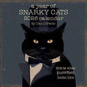 Andrews McMeel Publishing A Year of Snarky Cats Wall Calendar 2026