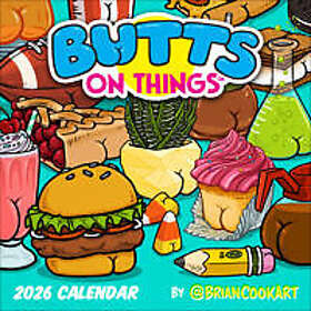 Andrews McMeel Publishing Butts on Things Wall Calendar 2026