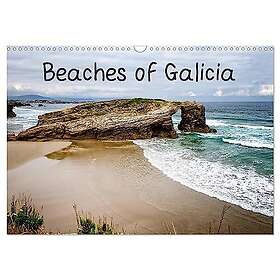 Calvendo Beaches of Galicia Wall Calendar 2026 A3