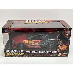 Jada Toys Godzilla 2002 Nissan Skyline GT-R R34 253253024
