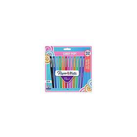 Paper Mate Flair Felt Tip Pens Assorted Candy POP Colours 12 Count