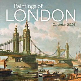 Flame Tree Publishing Paintings of London 2026 Wall Calendar