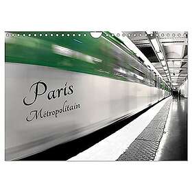 Calvendo Paris Métropolitain Wall Calendar 2026 A4
