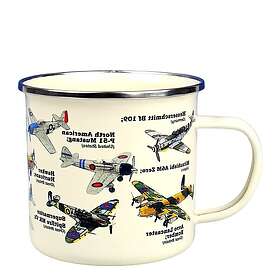 Gift Republic Emaljmugg Enamel Mug 50cl