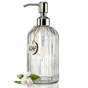 JASAI Transparent Glass GB-Clear-06 Soap Dispenser