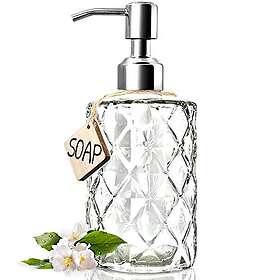 JASAI Diamond Design Glass GB-Clear-05 Soap Dispenser
