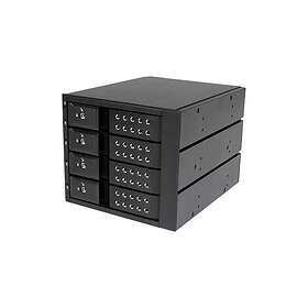 StarTech.com 4 Bay Aluminum Trayless Hot Swap Mobile Rack Backplane