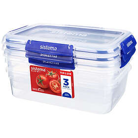 Sistema Klip It Plus 2.2L 3-Piece Set Food Container 881723