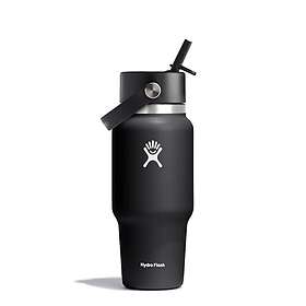 Hydro Flask Wide Mouth Travel Bottle with Flex Straw Cap 710ml