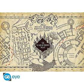 GB eye Harry Potter Poster Marauder's Map Parchment