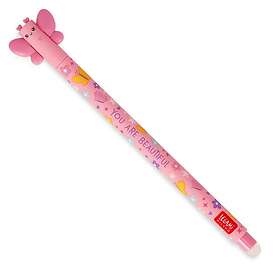 Legami Butterfly Erasable Gel Pen 0.7mm (Pink)