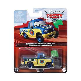 Disney Pixar Cars Dexter Hoover with Green Flag