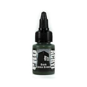 Monument Hobbies Pro Acryl Acrylic Paint Dark Camo Green 22ml