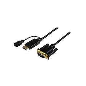 StarTech.com HD2VGAMM3 HDMI to VGA active converter cable 0.9m