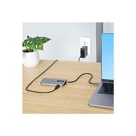 StarTech.com USB-C Multiport Adapter 4K 60Hz HDMI 3-Port 5Gbps USB-A 100W PD Pas