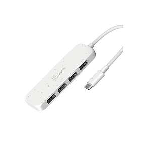 J5Create 4-Port USB 3.2 Hub (JCH341EW-N)