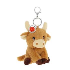 Keel Toys Keeleco Highland Cow Bag Charm 12cm