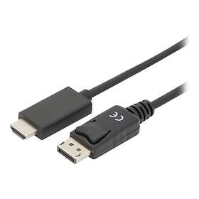 Assmann AK-340303-020-S DisplayPort Male to HDMI Male Adapter Cable 2m 4K