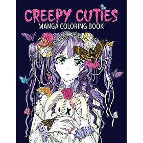 Desti Creepy Cuties Manga Coloring Book