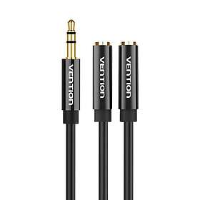 Vention 3.5mm to Dual 3.5mm Audio Cable 0.3m BBSBY