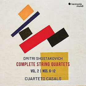Cuarteto Casals Shostakovich: Complete Str Qrts Vol.2 Nos. 612 CD
