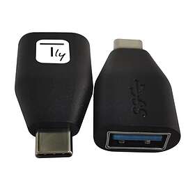 Techly IADAP-USB30-CMAFTY USB-C Male to USB-A Female Adapter