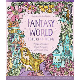 Emelie Fantasy World Magic Meadows Royal Kingdom Mermaids Bay Coloring Book