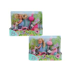 Simba Toys Simba Evi Doll With A Bike 12cm 105730783