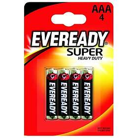 Eveready Super Heavy Duty AAA 4-pack