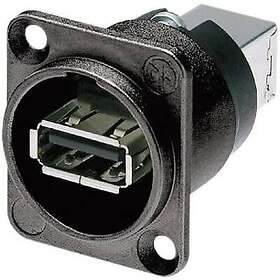 Neutrik NAUSB-W-B D-Series USB A Female to USB B Male Adapter