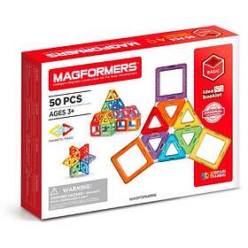 Magformers Basic 50-Piece Magnetic Construction Set 005-701006