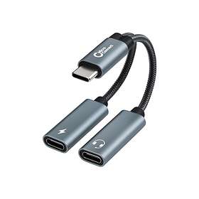 MicroConnect MC-USBC-CFCF USB-C to USB-C Headphones/Charging Adapter - USB-C Mal