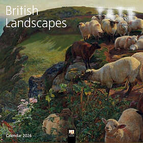 Flame Tree Publishing British Landscapes Wall Calendar 2026