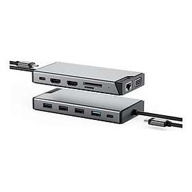 Alogic 12-in-1 USB-C Docking Station Triple Display DUCDDV3V2