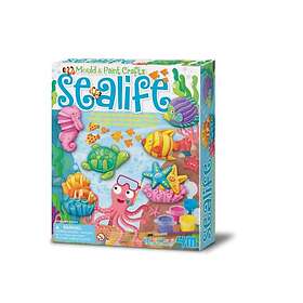 4M Mould & Paint Crafts Sealife Plastic